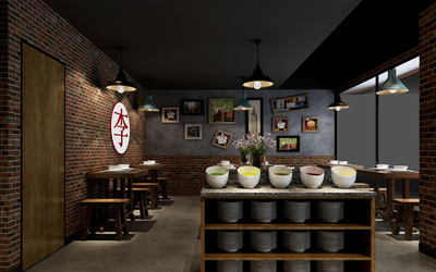 公裝設計,餐飲空間設計,小吃店、米粉店、奶茶店、連鎖店設計
