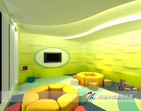 貝瑞早教中心設計|辦公室裝修設計案例|河南幼兒園裝修設計